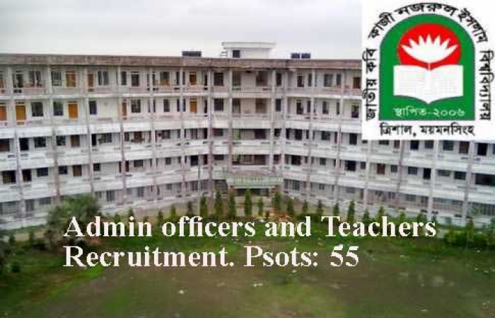 Officers Teachers Job circular at Nazrul University