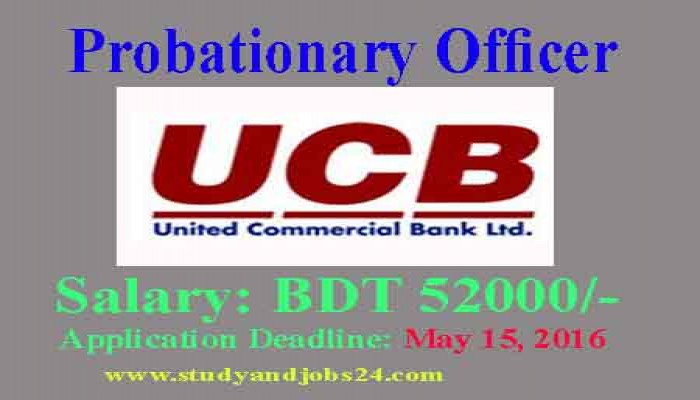 United Commercial Bank invites Fresh Graduates for Probationary Officers