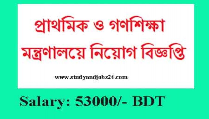 Job Opportunity at Ministry of Primary Education