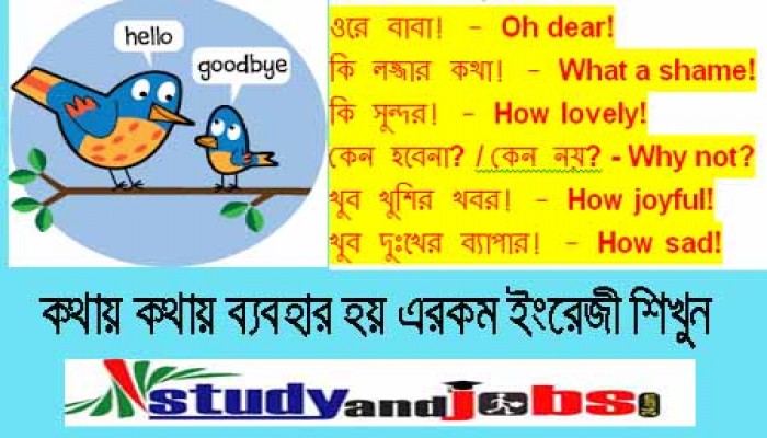 Frequently used Bengali words in Speaking English