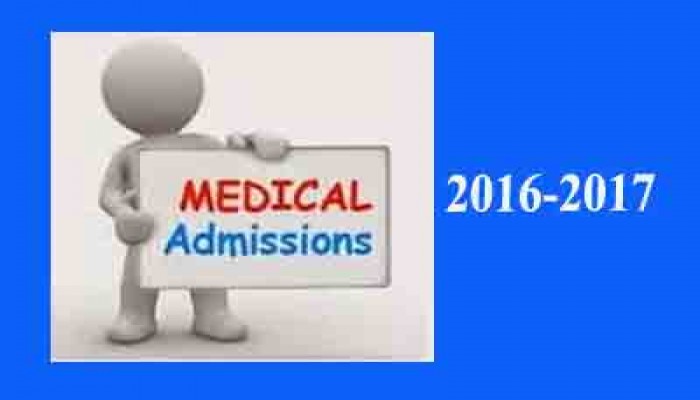 Medical admission test for 2016-17 in September