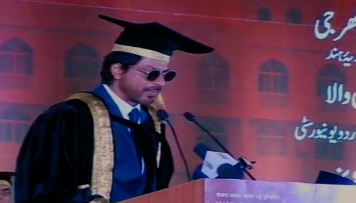Shah Rukh gets honorary doctorate from Hyderabad University
