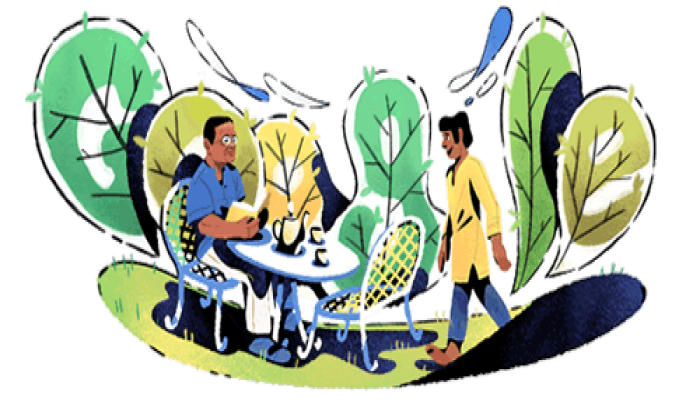 গুগলের ডুডলে হুমায়ূন আহমেদ