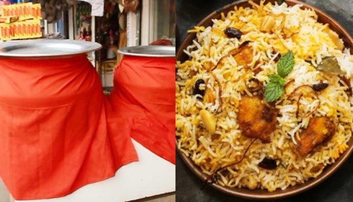 যে কারণে লাল কাপড়েই মোড়ানো হয় বিরিয়ানির হাঁড়ি
