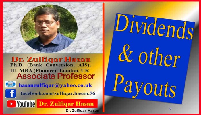 Dividend and Other Payouts